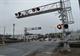 Figure 6. Example of automatic gate at a grade crossing in Belmont, MA Image Credit: Volpe Center