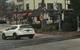 Figure 4. Example of LED-enhanced DO NOT STOP ON TRACKS sign (NYR9-5) at a grade crossing in Katonah, NY. Image Credit: Volpe Center