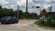 Figure 3. Example of vegetation obstructing pedestrian and driver view of the tracks at a crossing in Osceola County, FL Image Credit: Volpe Center