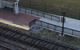Figure 3. Rock treatments to prevent commuters from using ROW as a shortcut between station and crossing. Image Credit: Volpe Center